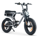 AMPD BROS ACE-X DEMON DUAL MOTOR ELECTRIC BIKE Titanium Eclipse