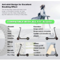Compatible Xiaomi M365 & PRO 8.5x2 inch Soft Round Green Tyre