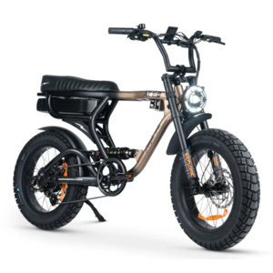 CHUBBIE Electric Beach Cruiser Bike Classic Army