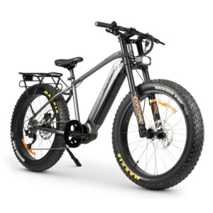 AMPD BROS CHALLENGER MKII ELECTRIC MOUNTAIN BIKE Titanium Silver