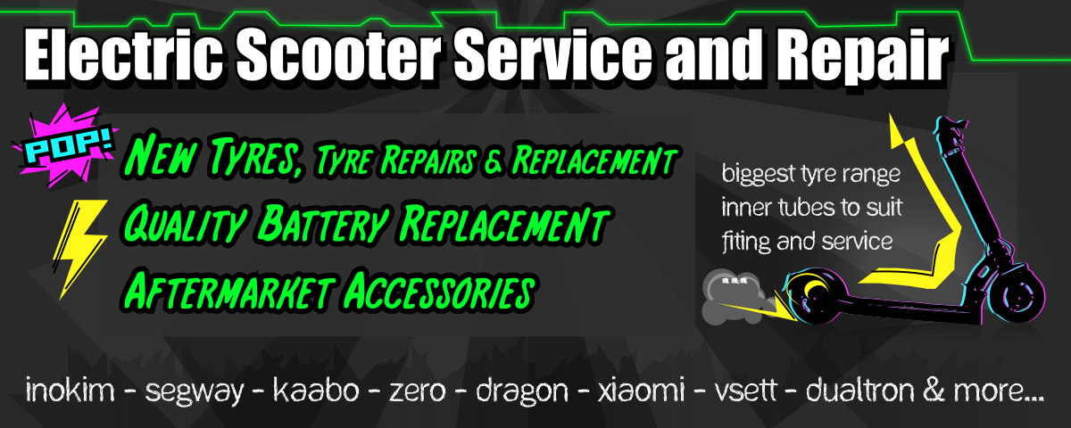 Electric Scooter Service and Repair - Tyres, Battery & Accessories